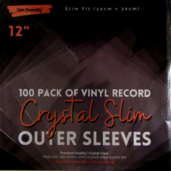 12" crystal clear cover - pack of 100
